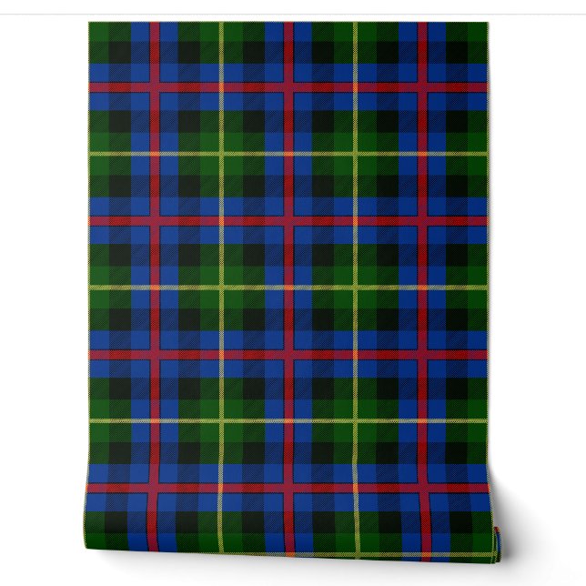 Papier Peint Clan écossais Farquharson Tartan Plaid (Déroulement)