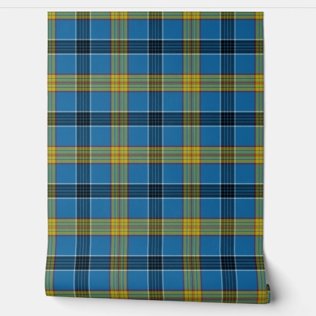 Papier Peint Clan écossais laqué Tartan Plaid (Déroulement)