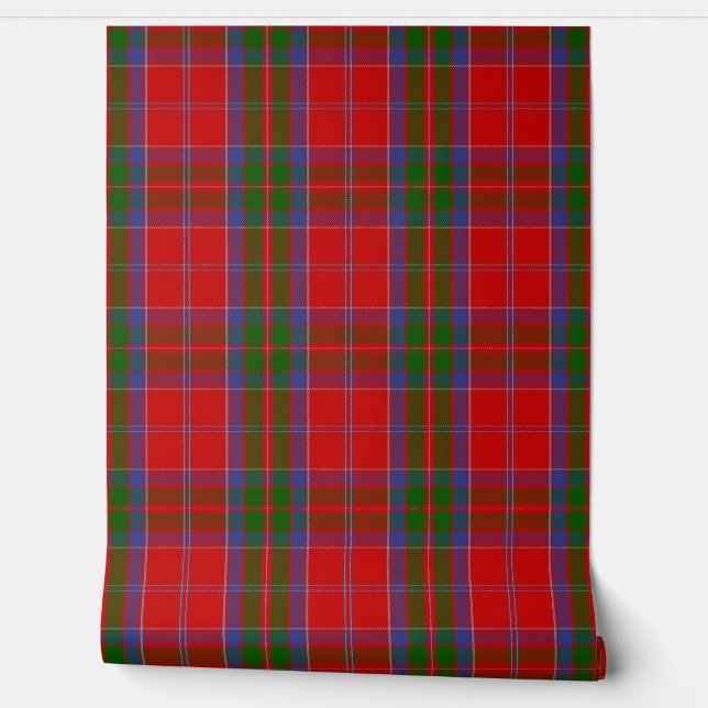 Papier Peint Clan écossais Plaid de MacGillivray Tartan (Déroulement)