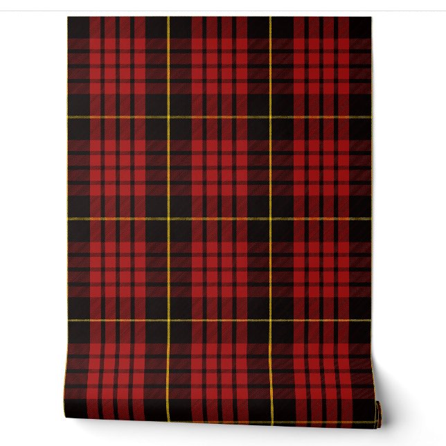 Papier Peint Clan écossais Plaid de MacQueen Tartan (Déroulement)