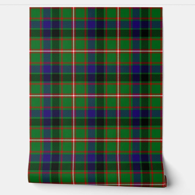 Papier Peint Clan écossais Plaid de Reid Tartan (Déroulement)