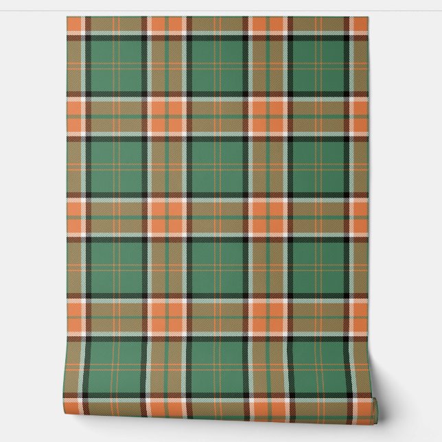 Papier Peint Clan écossais Pollock Tartan Plaid (Déroulement)