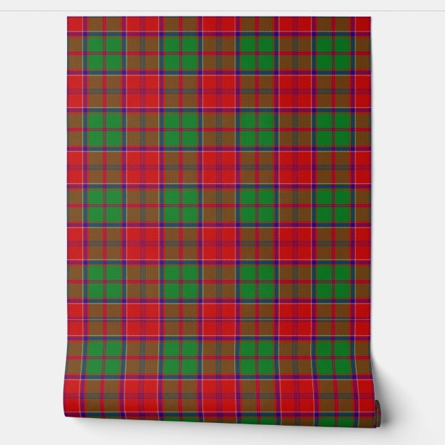 Papier Peint Clan Grant Tartan (Déroulement)