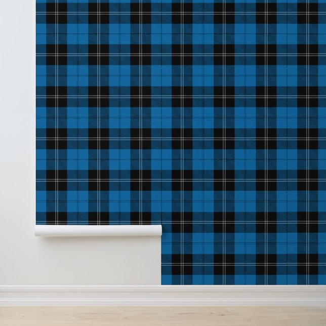 Papier Peint Clan Ramsay Blue Hunting Tartan (Application)
