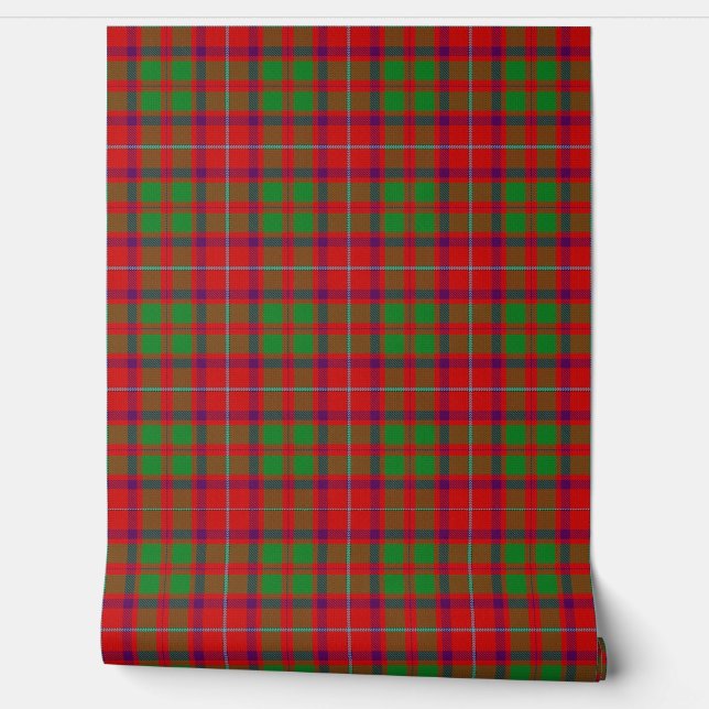 Papier Peint Clan Shaw Tartan (Déroulement)