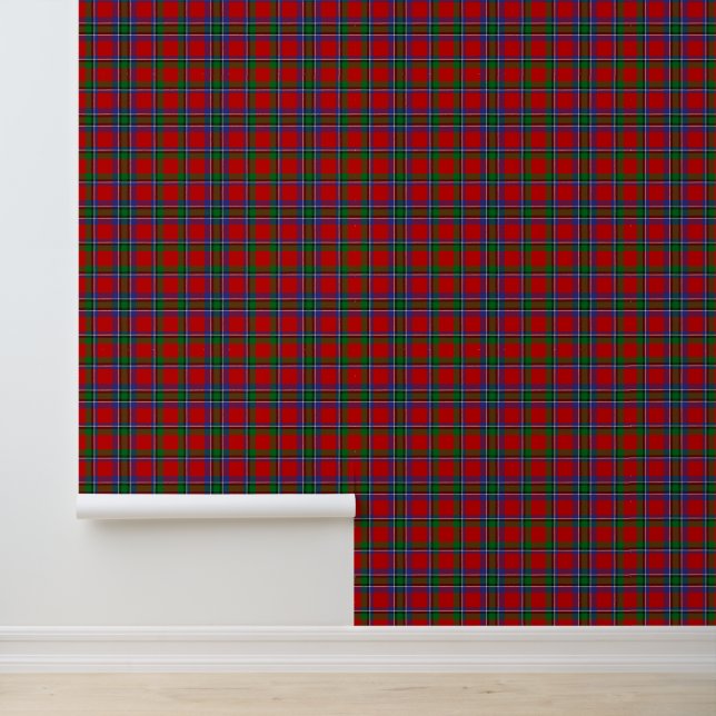 Papier Peint Clan Sinclair Red Tartan (Application)