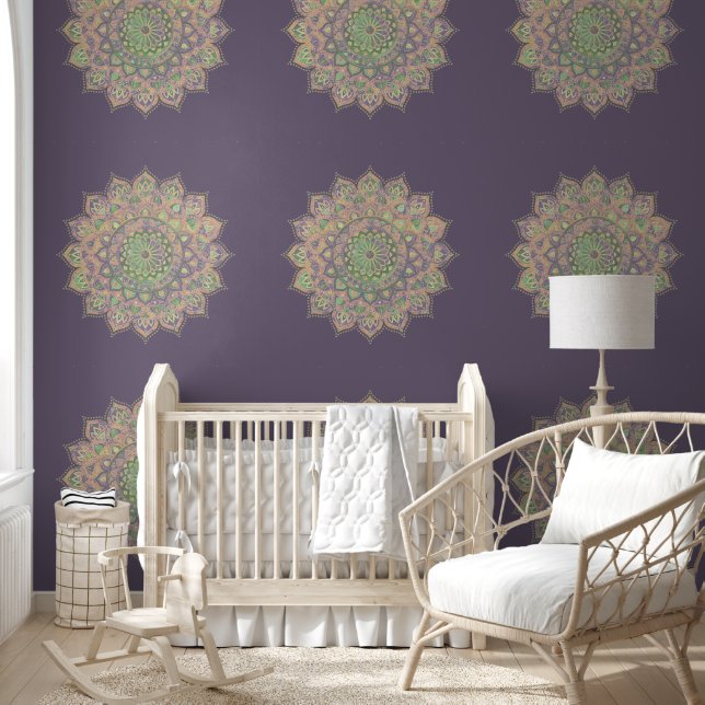 Papier Peint Classique Mandala Inde Style 5 (Enfants)