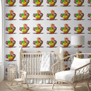 Papier Peint Clown Joyeux avec Balle Drôle