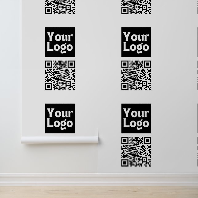 Papier Peint Code QR modifiable et logo ou image de votre entre (Application)