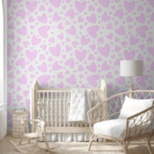 Coeurs d'amour roses | Cute Baby Nursery Et Salle 
