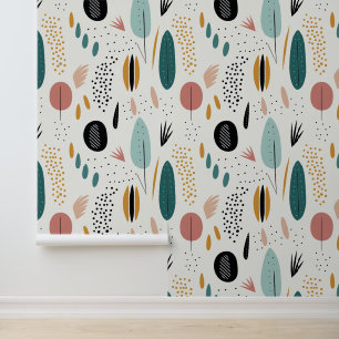 Papier Peint Collection Abstraite Retro Retro