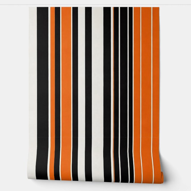 Papier Peint Collection d'automne tendance Orange de luxe (Déroulement)