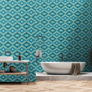 Papier Peint Collection de marbre bleu turquoise moderne