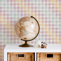 Papier peint coloré Rainbow Gingham