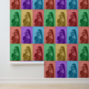 Papier Peint Coloré Retro Pop Art moderne Custom Photo Grid