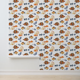 Papier Peint Coloré Sous Les Poissons De Mer