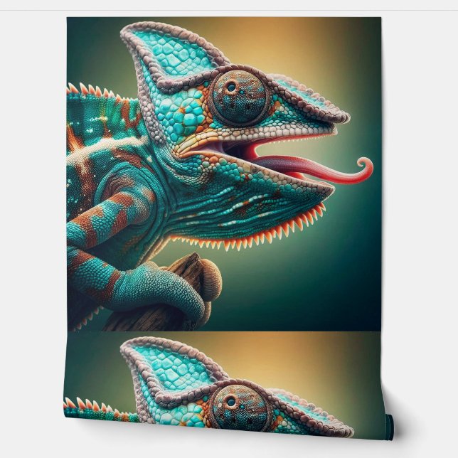 Papier peint Colorful Chameleon Maître de Camoufla (Déroulement)