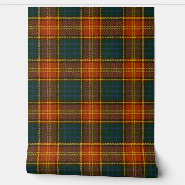 Papier Peint Comté d'Irlande Roscommon Tartan Plaid (Déroulement)