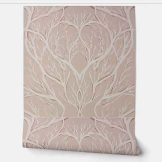 Papier Peint Conception d'arbre botanique doux – Arbre minimali