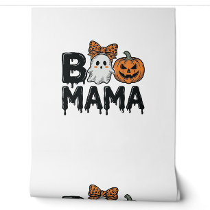 Papier Peint Conception de chemise de maman fantôme Halloween c