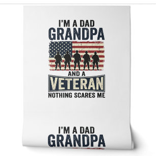 Papier Peint Conception de chemise vintage patriotique vétéran
