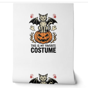 Papier Peint Conception de maillot de costume de chat de citrou