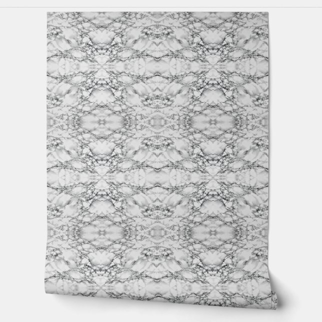 Papier Peint Conception de Marbre blanc Abstrait (Déroulement)