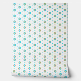Papier Peint conception de motif floral géométrique répété