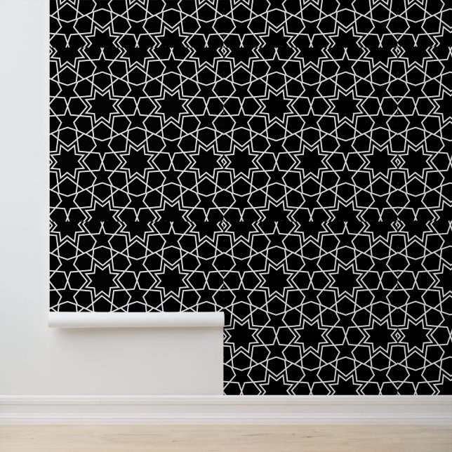 Papier Peint Conception de motif géométrique islamique - Unique (Application)