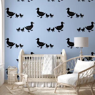 Papier Peint Conception de silhouette de canards