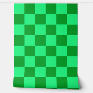 Papier Peint Conception du vérificateur vert clair et foncé
