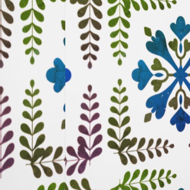 Papier Peint Conception inspirée de la Méditerranée multicolore (Couture)