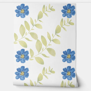 Papier Peint Conception minimale florale