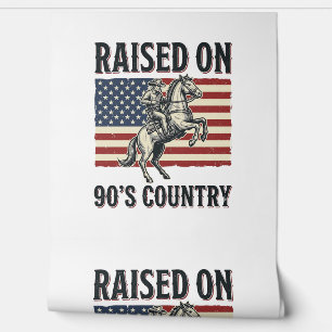 Papier Peint Conçu pour Chemise Western Cowboy Country 90s_