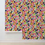 Papier Peint Confetti coloré Pop moderne<br><div class="desc">Papier mural moderne et pop avec confettis colorés.</div>