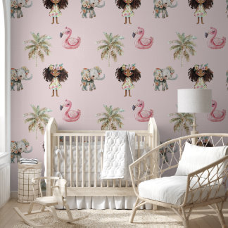 Papier Peint Conte Tropical Cute