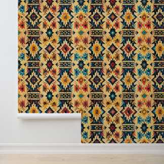 Papier Peint Cool Aztec motif carrelé occidental