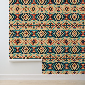 Papier Peint Cool Aztec motif carrelé occidental