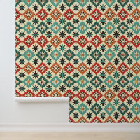 Cool Aztec Western carrelé motif Wallpaper