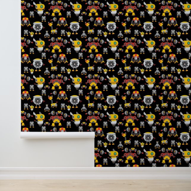 Papier Peint Cool Boys robot amateurs carrelage (Application)