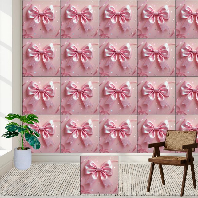 Papier Peint Coquette Parties scintillant de cou rose fille Éti (Créateur téléchargé)