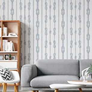 Papier Peint Corde Chic Coastal et noeuds marins imprimer