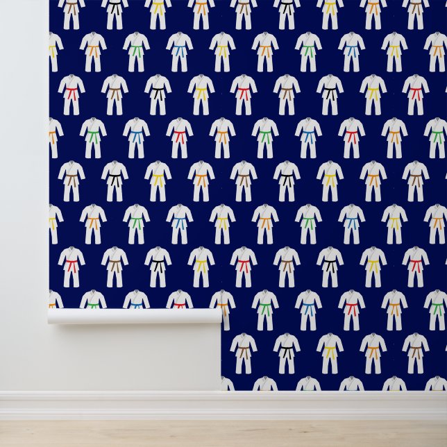 Papier Peint Correspondances Karaté Avec Ceintures De Classemen (Application)