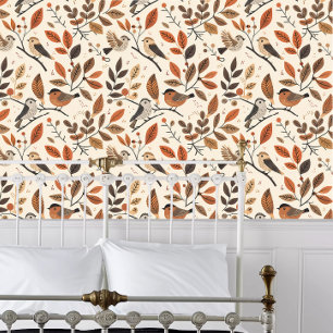 Papier Peint Cottagecore Fall Spirit Birds