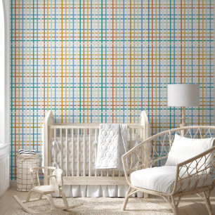 Papier peint couleur arc-en-ciel plaid