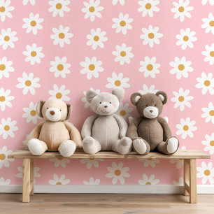 Papier Peint Couleur d'arrière-plan modifiable des marguerites