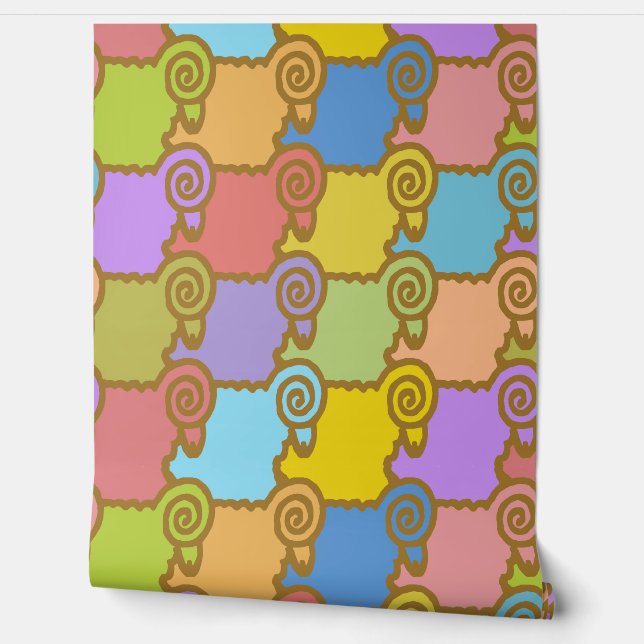 Papier Peint Couleur de cisaillement (Déroulement)