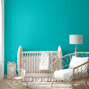 Papier Peint Couleur solide bleu turquoise tendance Élégant