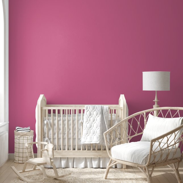 Papier Peint Couleur solide rose joueuse (Enfants)