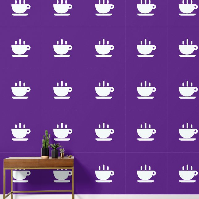 Papier Peint Coupe Blanche De Jeu Purple Cuisine (Couloir)